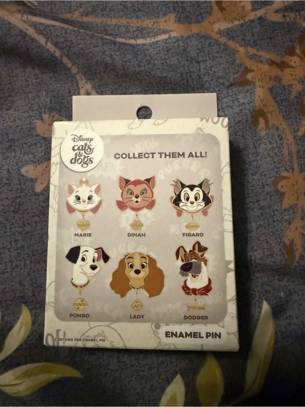 Disney Enamel Pin Backing Card - Surprise Pin